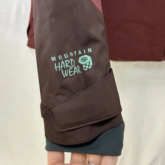 Mountain Hardwear Women's XS Barnsie Winter Ski Snow Jacket NEW Maroon MRSP $285 - Picture 2 of 16
